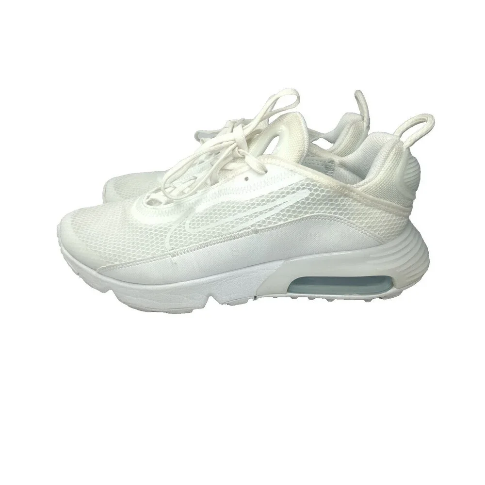 Nike Air Max 2090  Shoes Boys Size 7 Y Grade School Sneakers White Wolf Grey